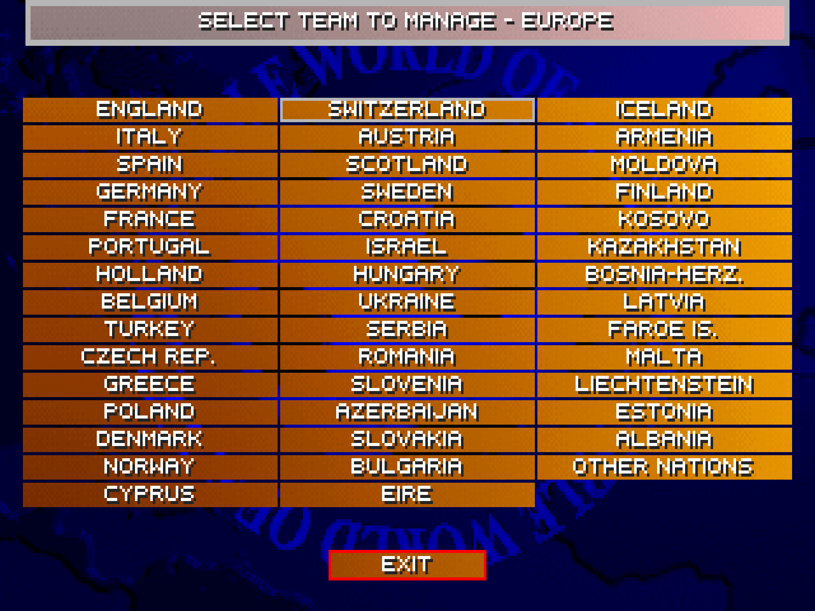 WORLD 2026-27: the countries of Europe
